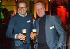 Peter Buijks (Enza Zaden) en Kees Stijger (Tuinbouwbedrijf Kees Stijger)